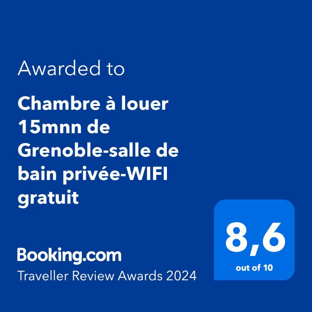 Chambre A Louer 15Mnn De Grenoble-Salle De Bain Privee-Wifi Gratuit Fontanil-Cornillon Exteriör bild